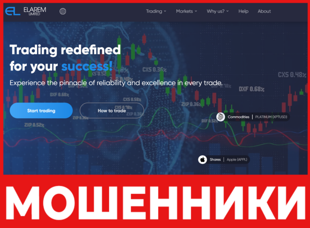 Elarem Limited лицевая сторона скрин