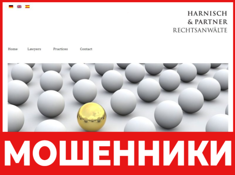 Harnisch & Partner лицевая сторона скрин