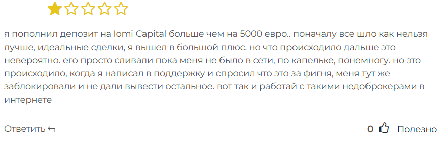Iomi Capital 3 скрин