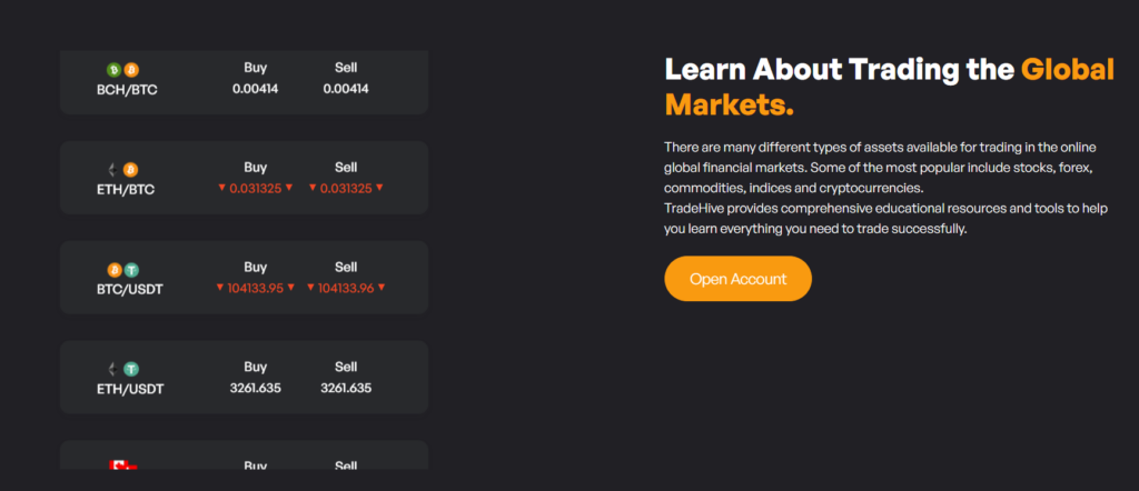 Trade Hive 1 скрин