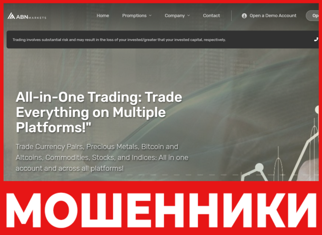 ABN Markets лицевая сторона скрин