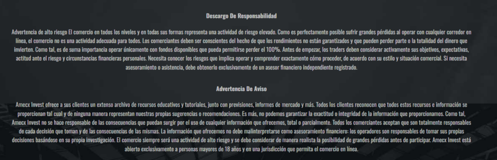 AmecxInvest 1 скрин