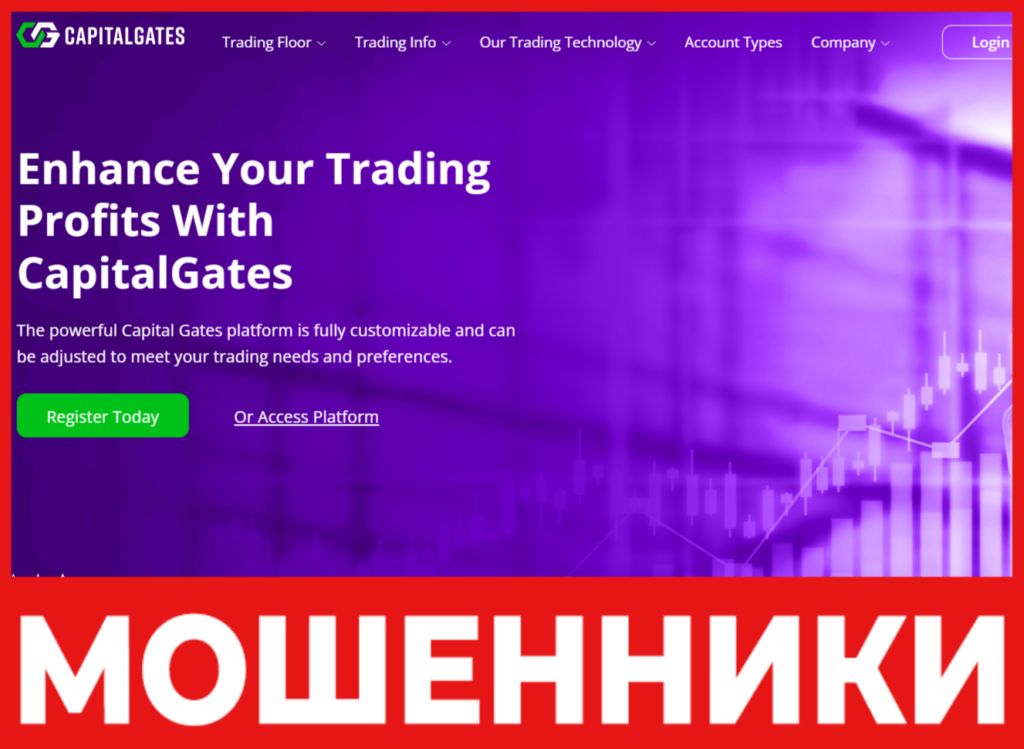 CapitalGates лицевая сторона скрин