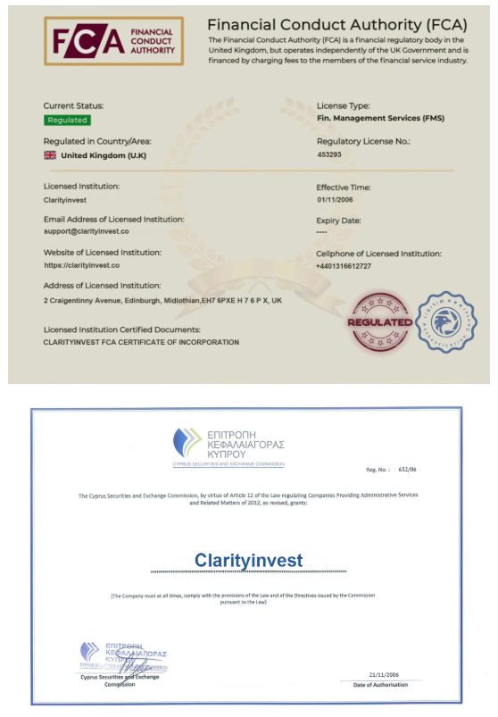 Clarity Invest 1 скрин