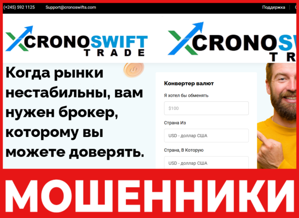 Cronoswifts лицевая сторона скрин