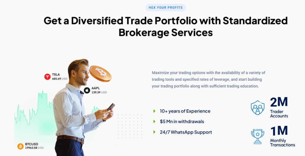 Hex Markets 2 скрин