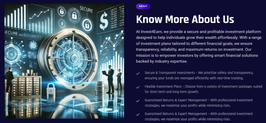 Invest4Earn 1 скрин