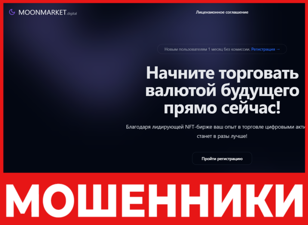 Moon Market Digital лицевая сторона скрин