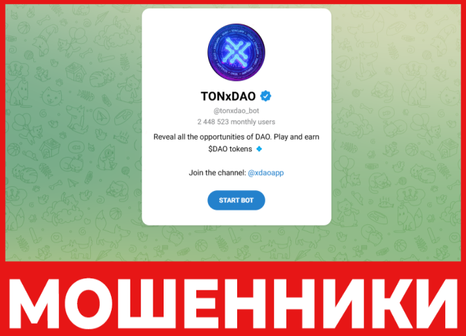 TONxDAO лицевая сторона скрин