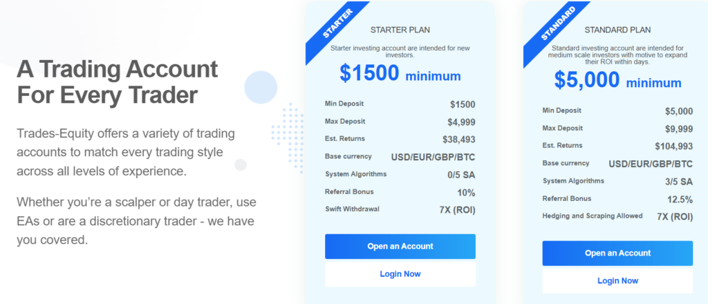 Trades Equity 2 скрин