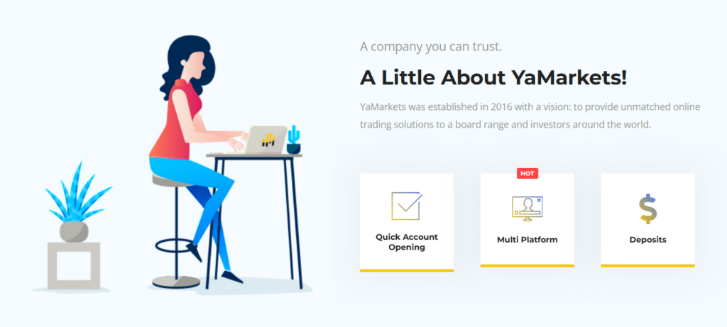 Ya Markets Limited 1 скрин