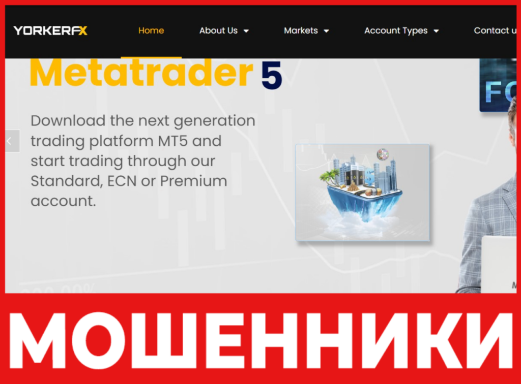 YorkerMarkets лицевая сторона скрин