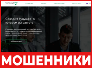 Tixcount лицевая сторона скрин