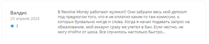 Resolve Money - скрин