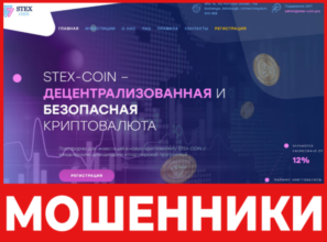 STEX-COIN лицевая сторона скрин