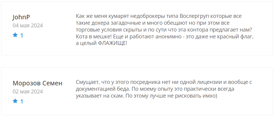 VoslerGroup 1 скрин