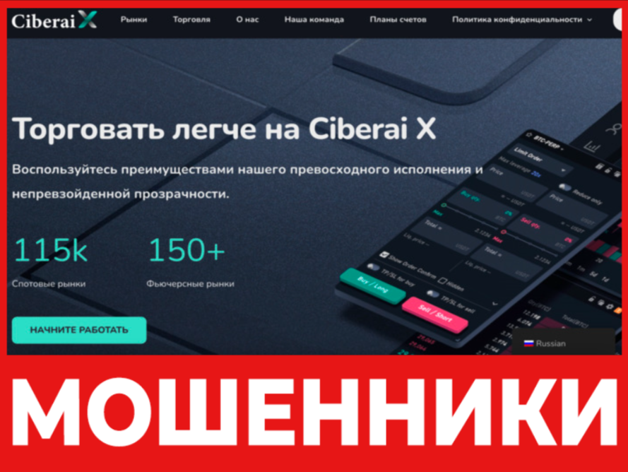 CiberaiX лицевая сторона скрин