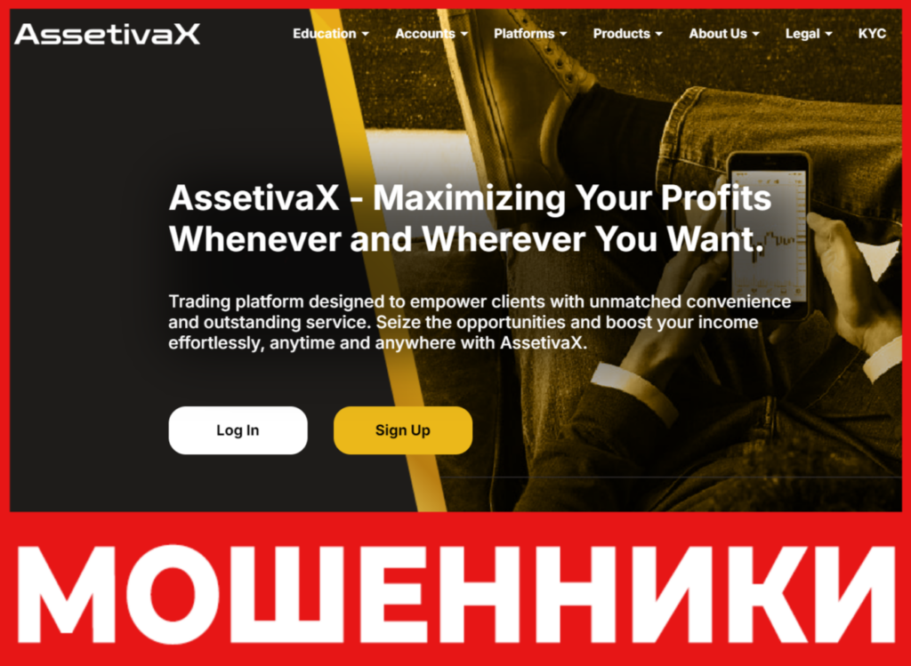 AssetivaX лицевая сторона скрин