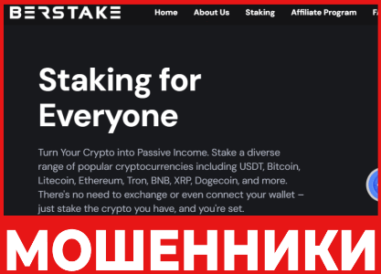 berstake лицевая сторона скрин