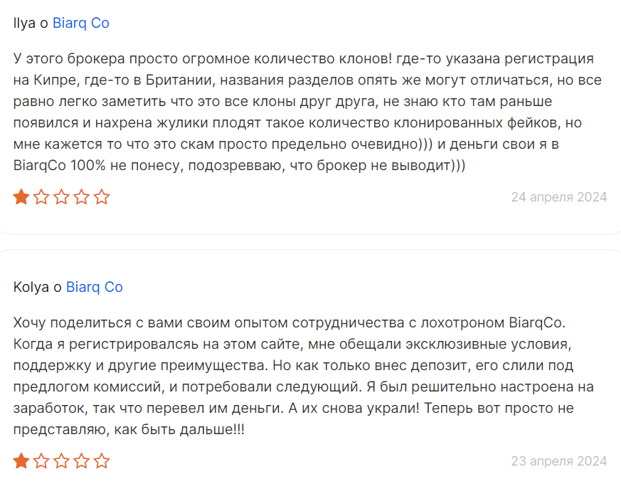 Biarq Co_1 скрин