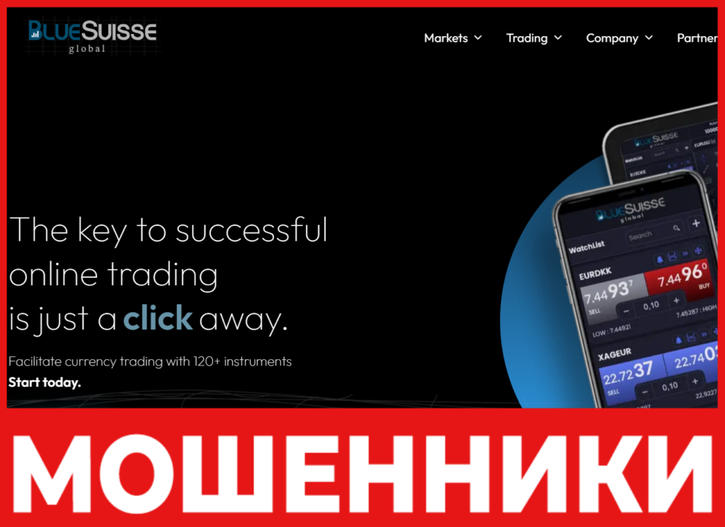 Bluesuisse Global лицевая сторона скрин