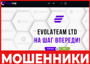 evola team лицевая сторона скрин