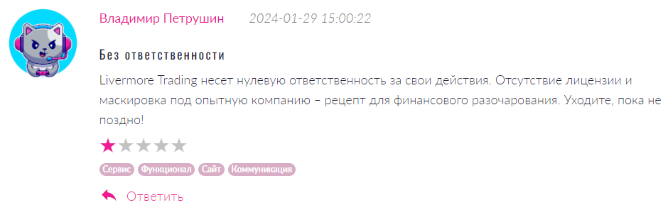 Livermore Trading 2 скрин