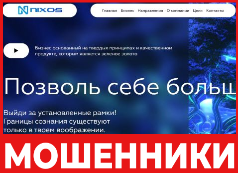 Nixos лицевая сторона скрин