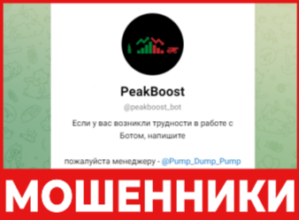 PeakBoost лицевая сторона скрин
