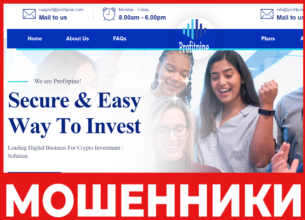 Profitpine лицевая сторона скрин