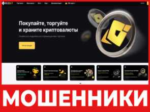 Rizbit лицевая сторона скрин