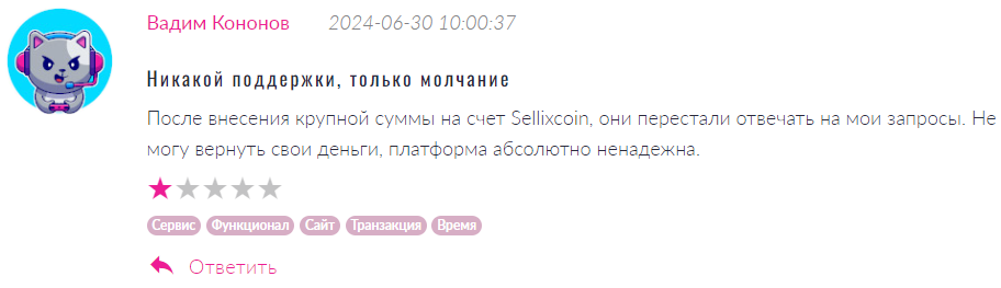 Sellixcoin 1 скрин