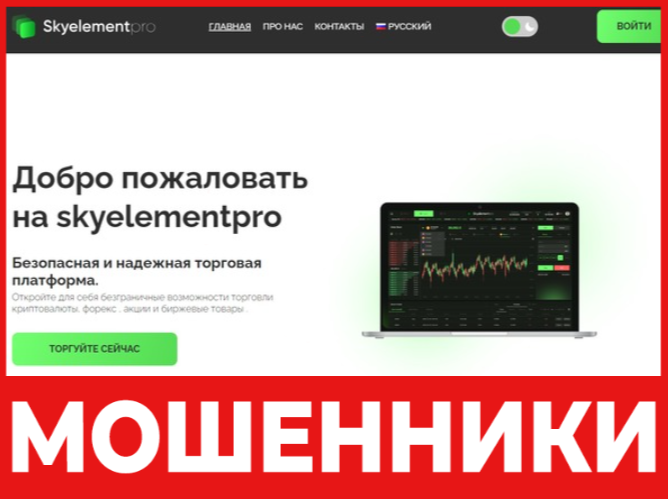 SkyElementPro лицевая сторона скрин