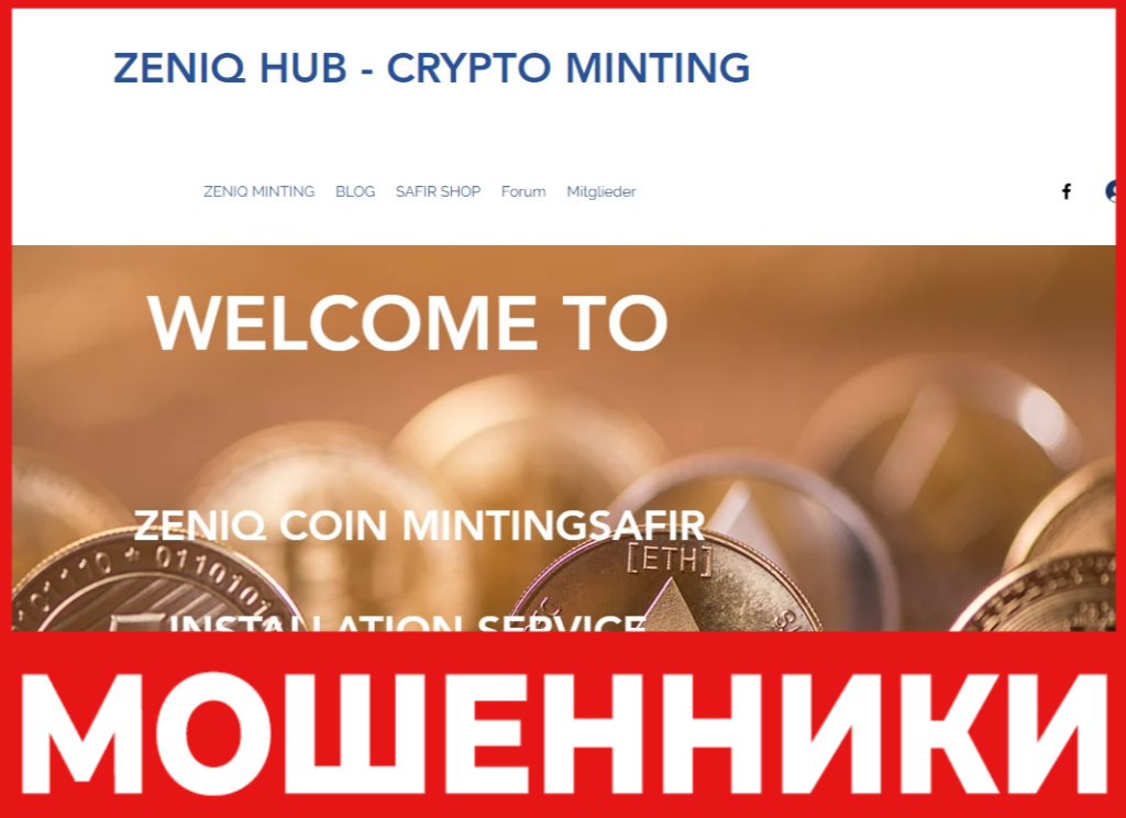 Zeniq лицевая сторона скрин