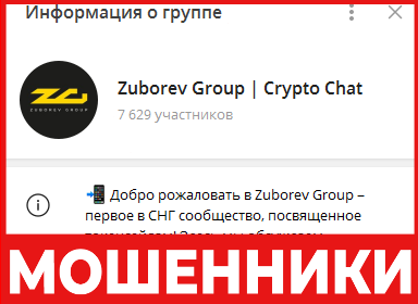 Zuborev Group лицевая сторона скрин
