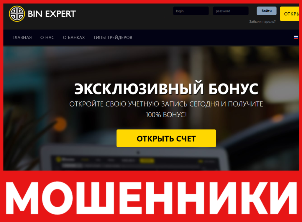 BinExpert лицевая сторона скрин