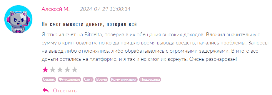 Bitdelta 1 скрин