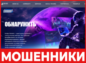 Bridgemarkets лицевая сторона скрин