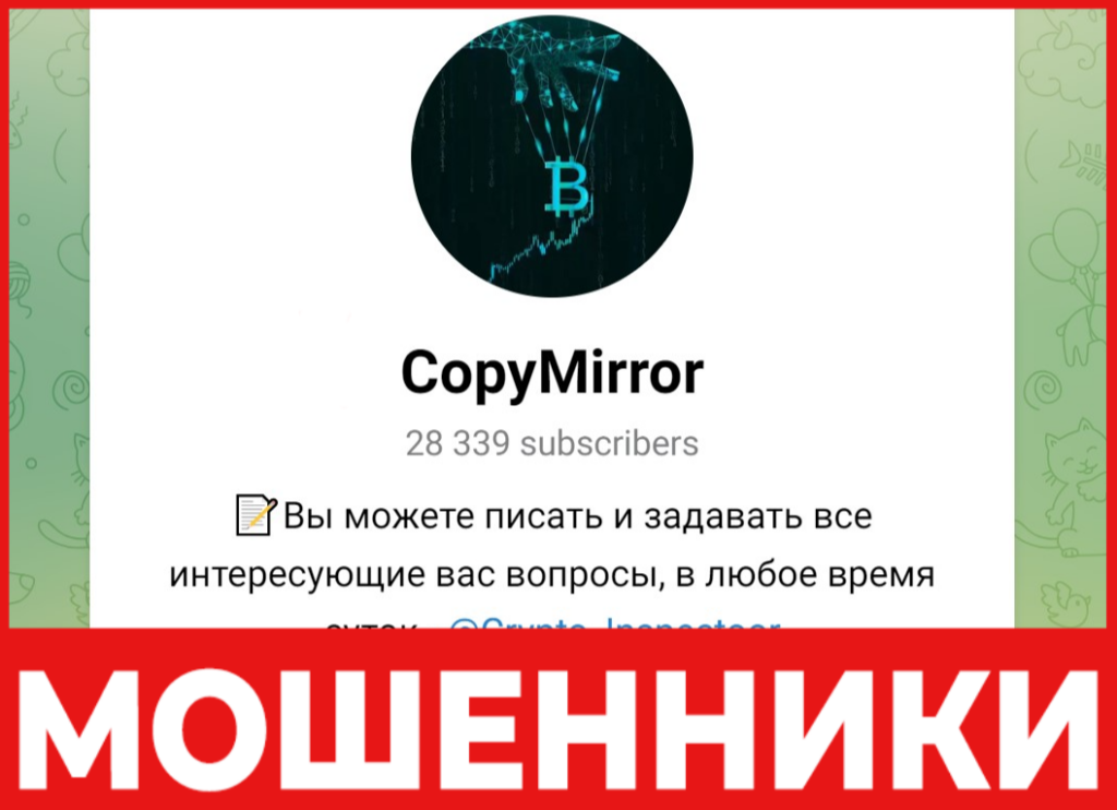 CopyMirror лицевая сторона скрин