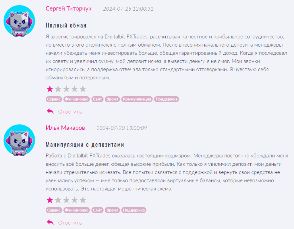 Digitalbit FX Trades_1 скрин