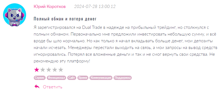 Dual Trade 1 скрин