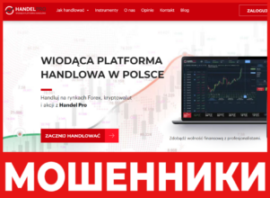 Handel Pro лицевая сторона скрин