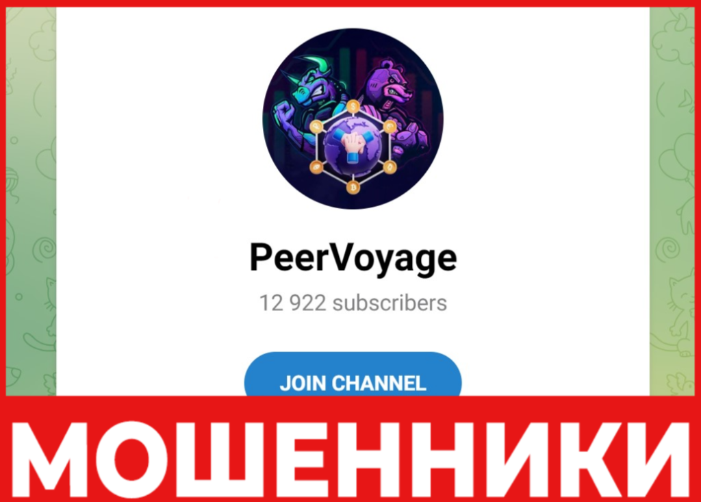 PeerVoyage лицевая сторона скрин