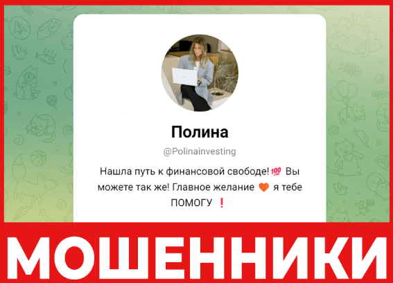 Polinainvesting лицевая сторона скрин
