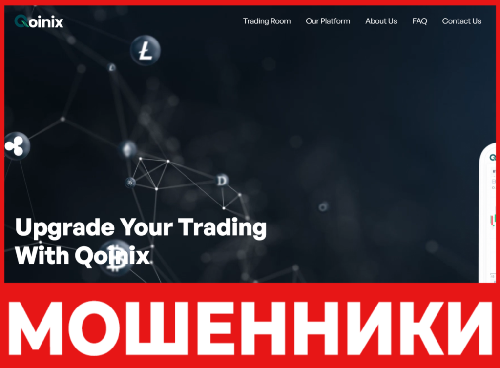 Qoinix лицевая сторона скрин
