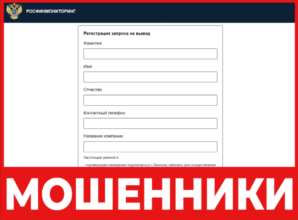 РОСФИНМОНИТОРИНГ лицевая сторона скрин