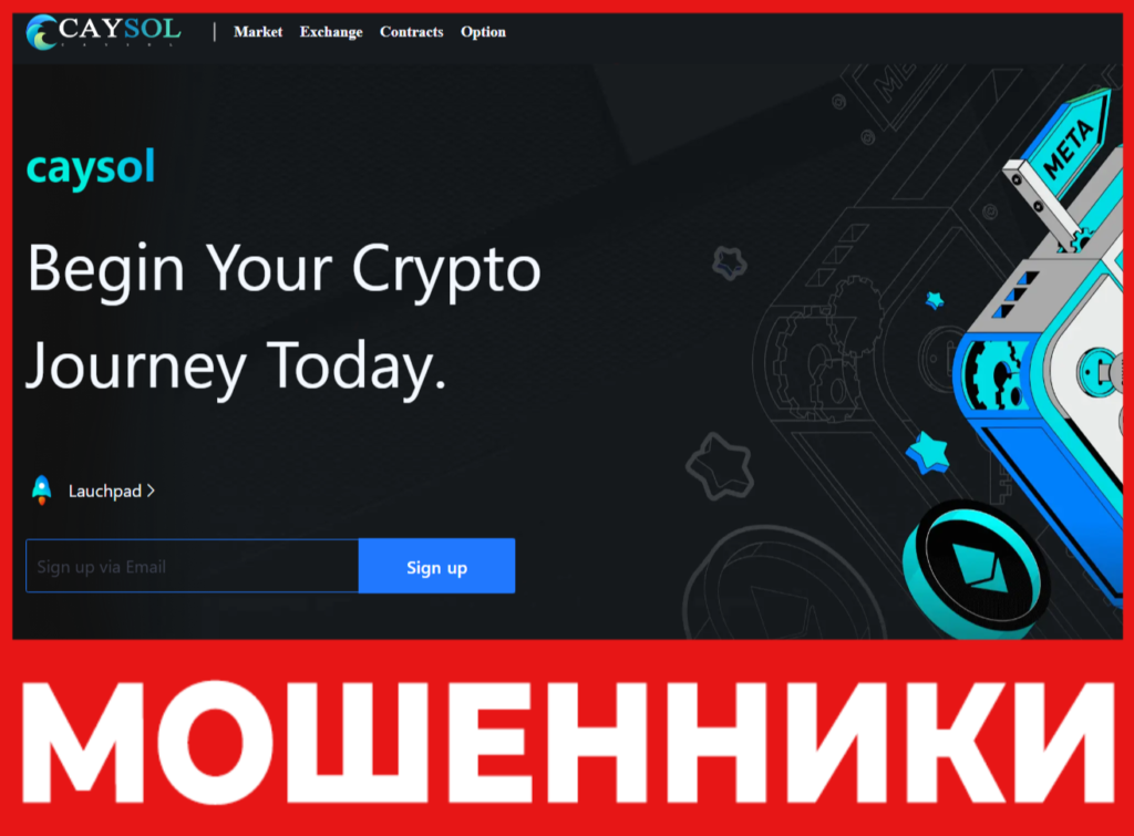 Caysol лицевая сторона скрин