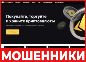 Coinkeg лицевая сторона скрин