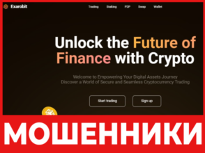 Exarobit лицевая сторона скрин