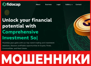 Fidocap лицевая сторона скрин